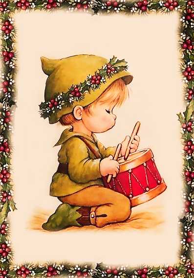 Papel de carta natalino Sarah Kay