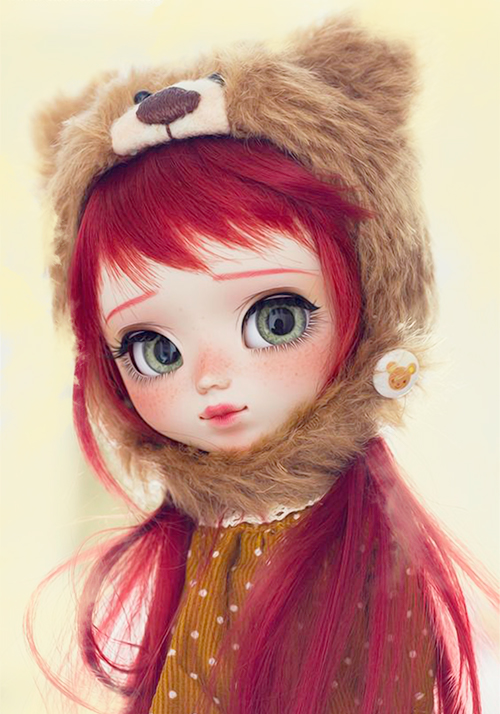 Conjunto papéis de carta Boneca