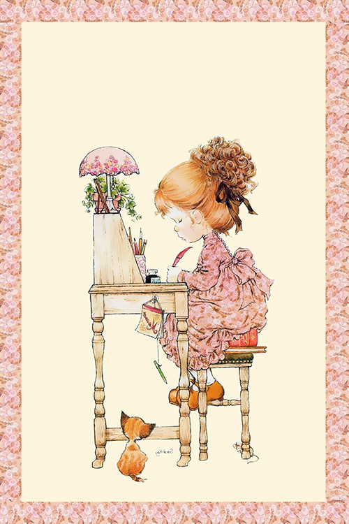 Papel de carta art big Sarah Kay