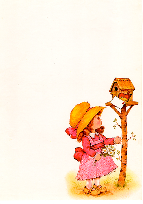 Papel de carta anos 80