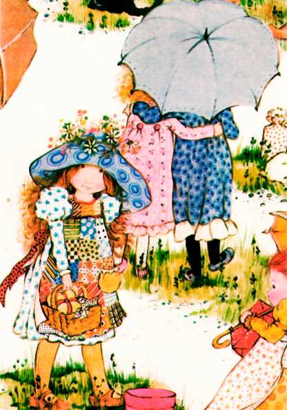 Conjunto Holly Hobbie 2 papéis de carta anos 80 super clássicos