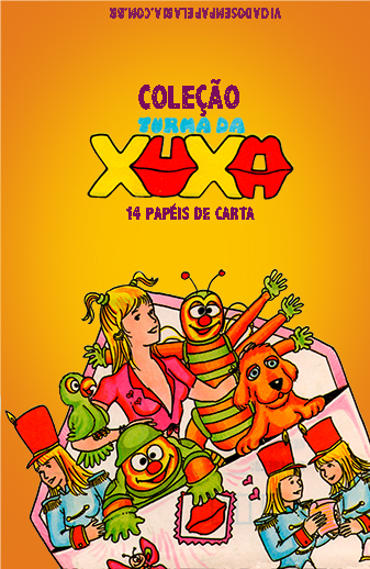 Coleção Turma da Xuxa - Capa e 14 papéis de carta MARCANTES