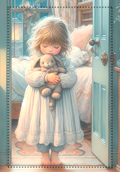 Conjunto Hora de Dormir - 02 papéis de carta