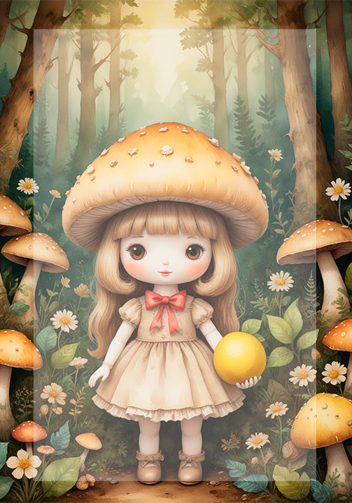 COLEÇÃO MUSHROOMS - 8 PAPÉIS DE CARTA