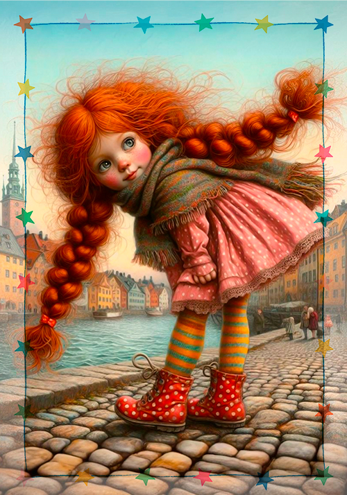 COLEÇÃO BONECAS MIMI PELO MUNDO - 8 PAPÉIS DE CARTA