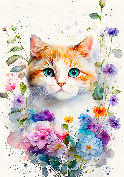 COLEÇÃO CATS - 08 PAPÉIS DE CARTA