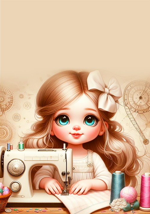 CONJUNTO COSTUREIRAS - 3 PAPÉIS DE CARTA