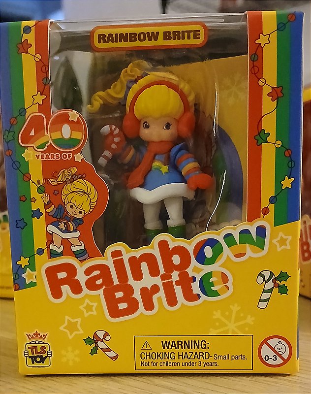 COLEÇÃO LACRADA E IMPORTADA DE 4 MINIATURAS - COLEÇÃO RAINBOW BRITE - VER FOTOS