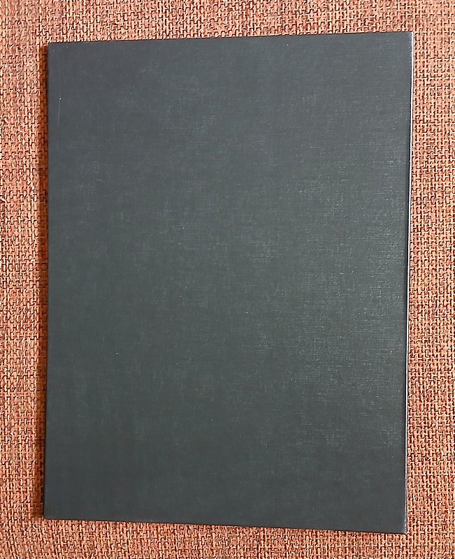 Pasta preta tradicional anos 80 com 25 plásticos ofício