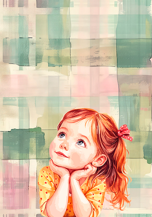 Papel de carta aqua girl