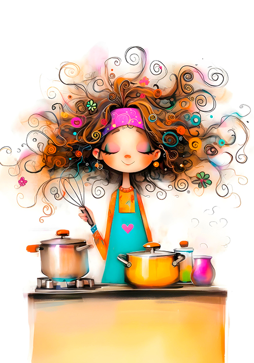 COLEÇÃO CABELINHOS - 6 PAPÉIS DE CARTA