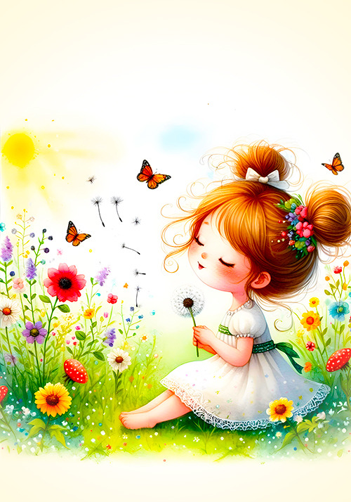 Papel de carta dente-de-leão