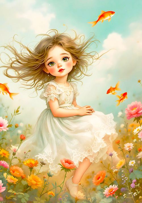 Papel de carta jardim Místico