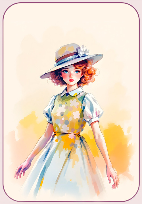 Papel de carta croquí - original