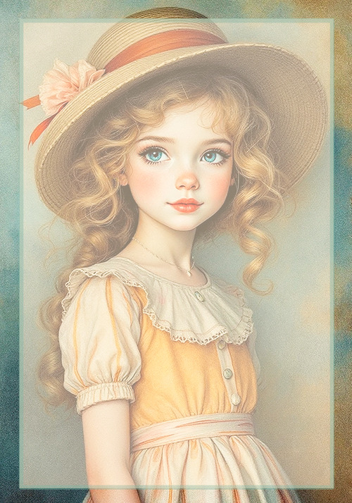 Papel de carta clarinho boneca vintage- original