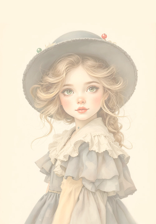 Papel de carta clarinho boneca - original