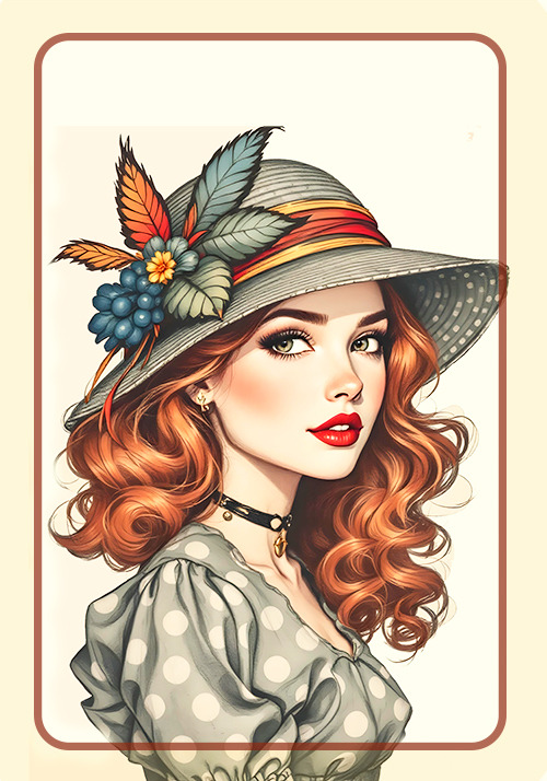 Papel de carta art big - original