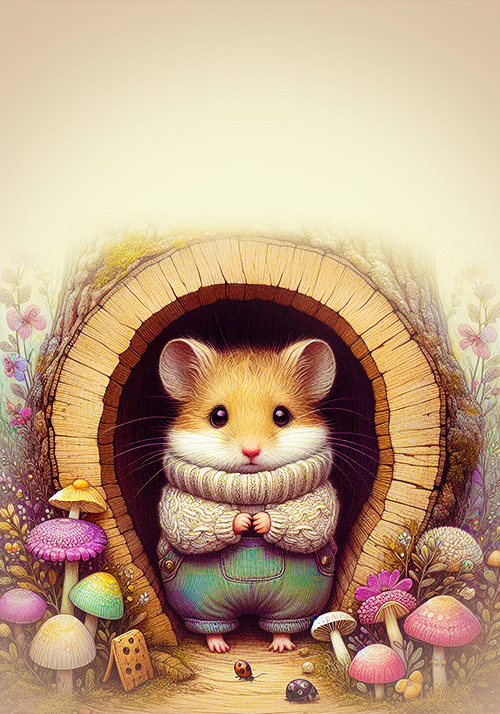 Papel de carta bichinho