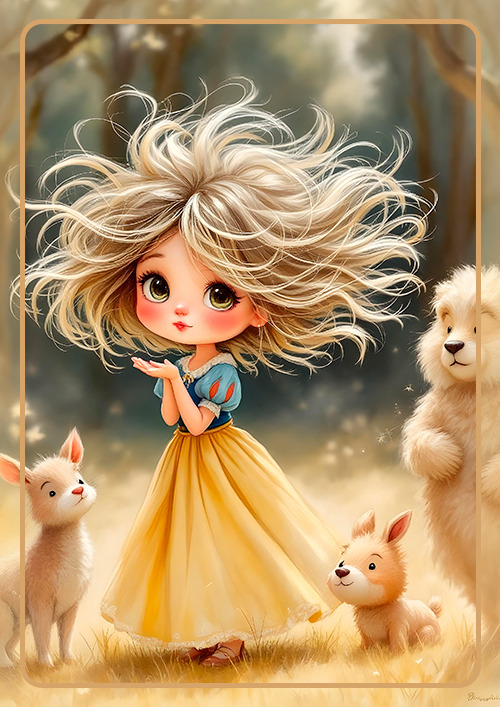 Papel de carta beijo de princesa