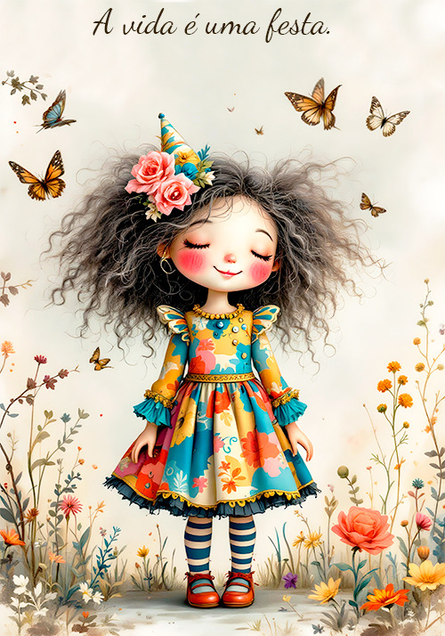 Papel de carta com frase PAPER DOLLS ORIGINAL