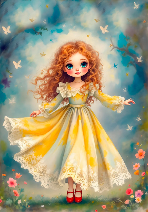 Papel de carta Peper Dolls