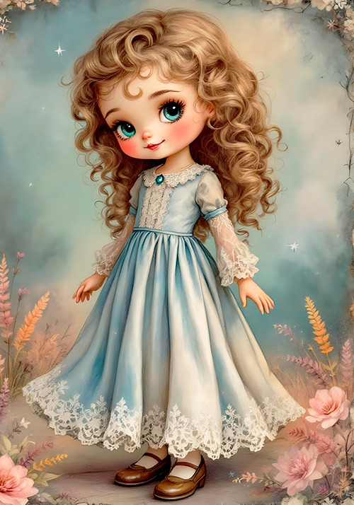 Papel de carta Paper Dolls ORIGINAL