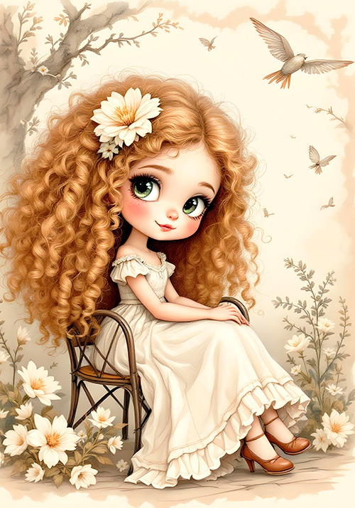 Papel de carta Paper Dolls ORIGINAL