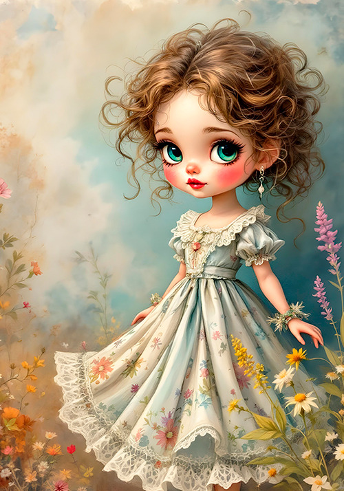 Papel de carta Paper Dolls ORIGINAL