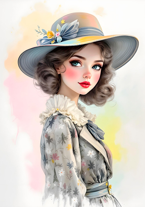 Papel de carta love dolls porcelain Original