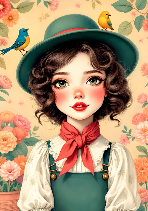 Papel de carta love dolls porcelain Original