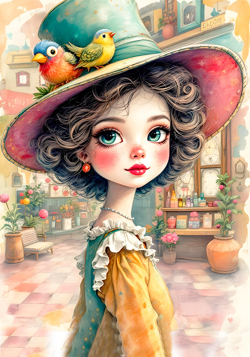 Papel de carta love dolls porcelain Original