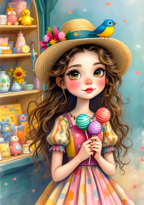 Papel de carta love dolls porcelain Original