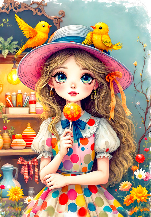 Papel de carta love dolls Original