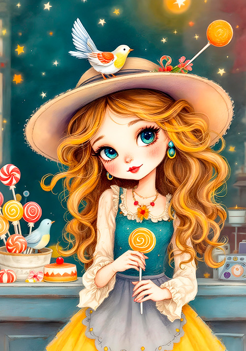 Papel de carta love dolls Original