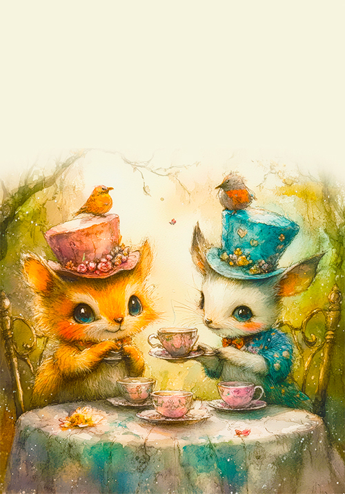 PAPEL DE CARTA PIQUENIQUE NA FLORESTA