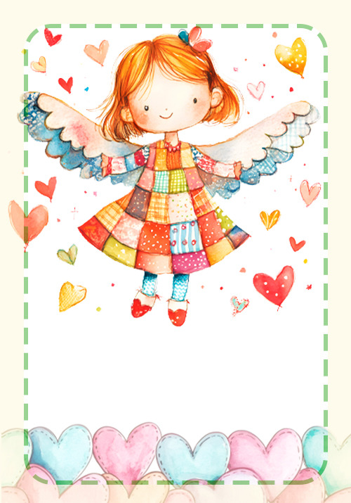 CONJUNTO ANJINHAS - 02 PAPÉIS DE CARTA