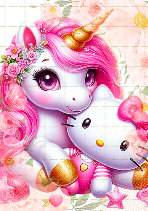 COLEÇÃO UNICÓRNIO - 4 PAPÉIS DE CARTA