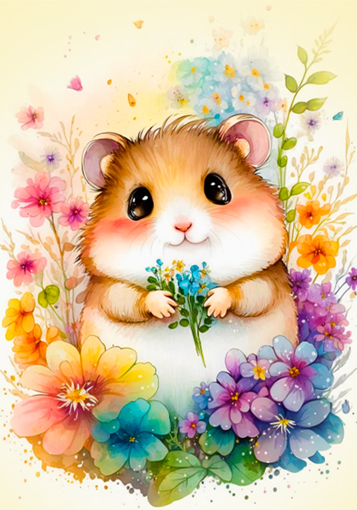 CONJUNTO RAMSTER FOFO - 2 PAPÉIS DE CARTA