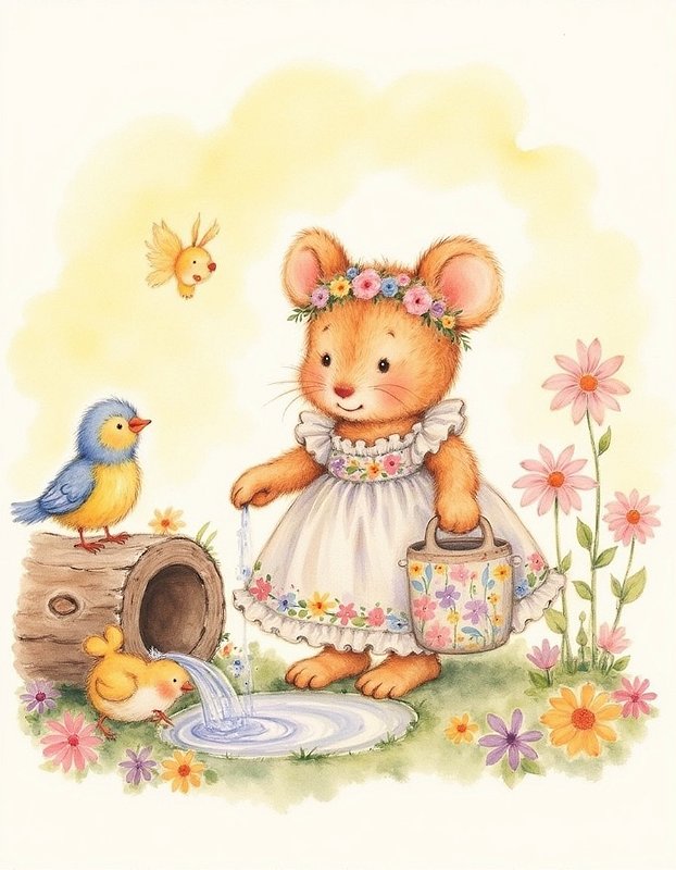 COLEÇÃO MUNDO FOFO MOUSE - 8 PAPÉIS DE CARTA