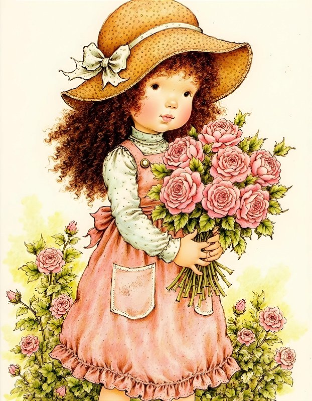 COLEÇÃO CODIGO MS616APPS - 6 PAPÉIS DE CARTA SORTIDOS DE BONEQUINHAS