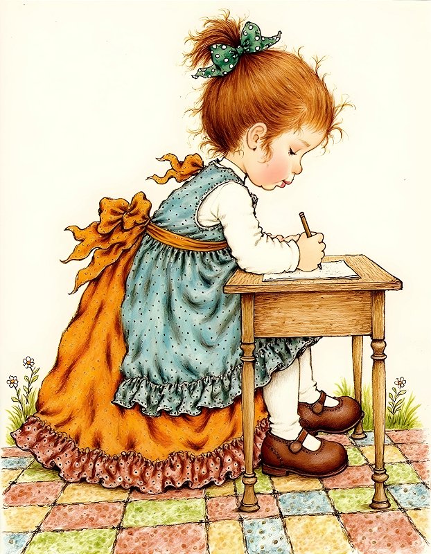 COLEÇÃO CODIGO 614PPS - 6 PAPEIS DE CARTA BONECAS SORTIDOS