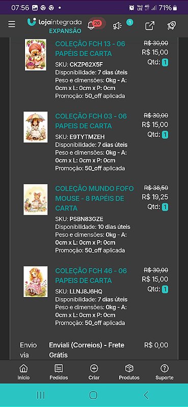 Pedido da monica