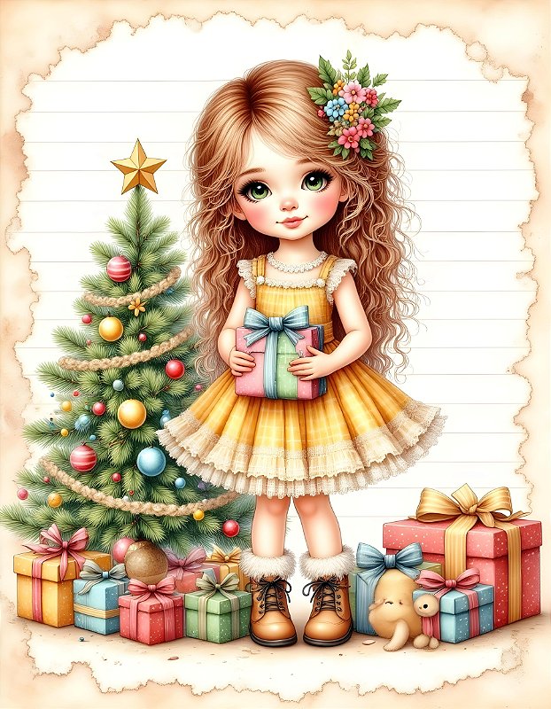 COLEÇÃO MISS6222PPS - 6 PAPEIS DE CARTA