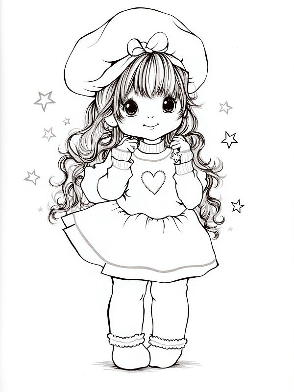 2026 COLEÇÃO 53 - 8 PAPEIS DE CARTA PARA COLORIR E DECORAR