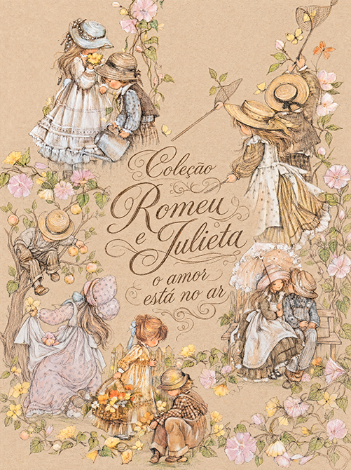 Coleção Romeu e Julieta - 12 papéis de carta + 1 papel de carta especial + capa em alta gramatura