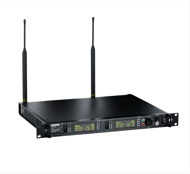 Shure P10T Transmissor sem fio de dois canais de rack completo
