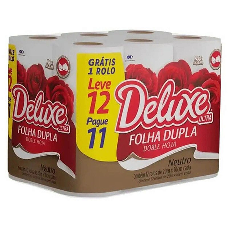 Papel Higiênico Folha Dupla Deluxe 20m - Kepel Suprimentos
