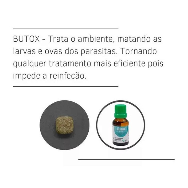 Butox 20ml Pulverização e Controle de Parasitas em Animais - Empire Pet