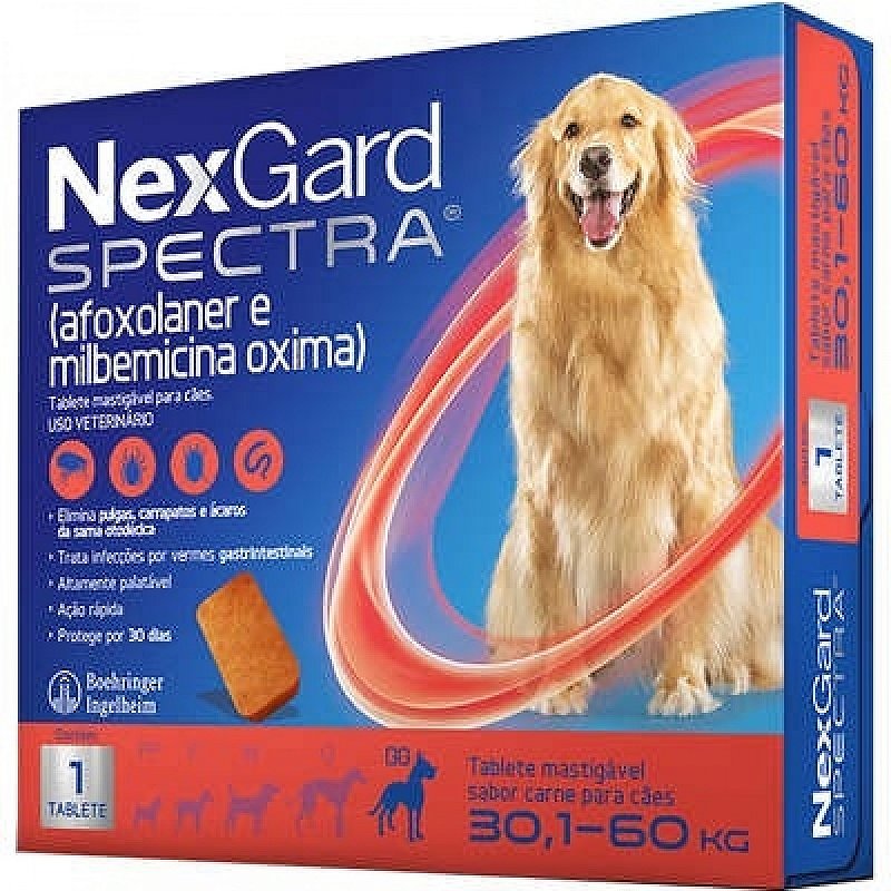 Nexgard Spectra 8,0Mg (30,1 A 60Kg) - Empire Pet