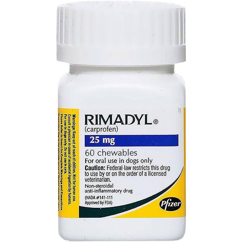 Rimadyl 25mg Mastigável Para Cães - Anti-inflamatório Zoetis 14 Comprimidos